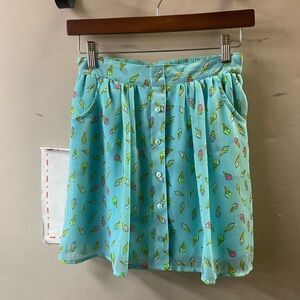Besties girls size 10/12 elastic waist, ice cream cone decorated skirt 🍦